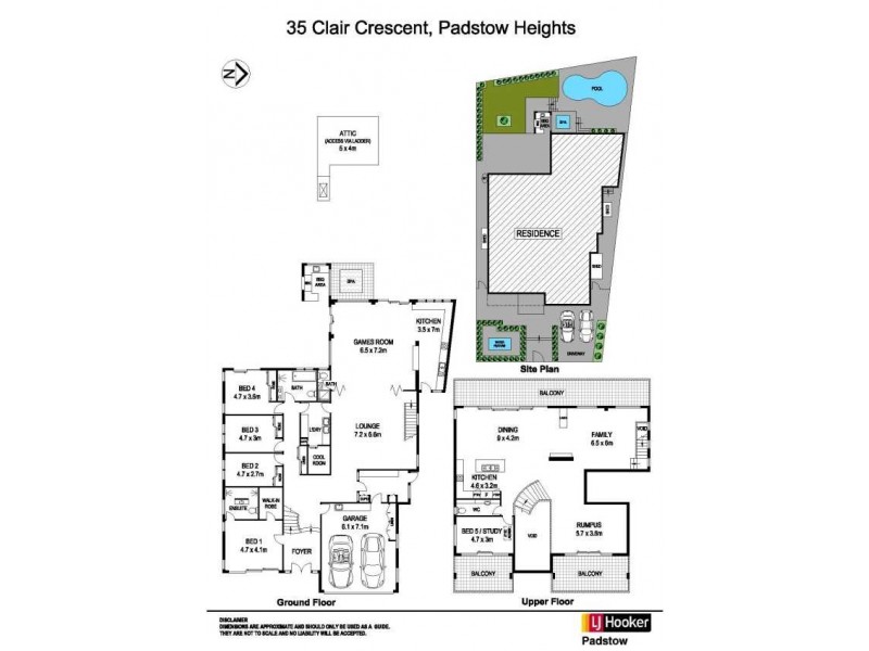 35 Clair Crescent, Padstow Heights NSW 2211 Floorplan