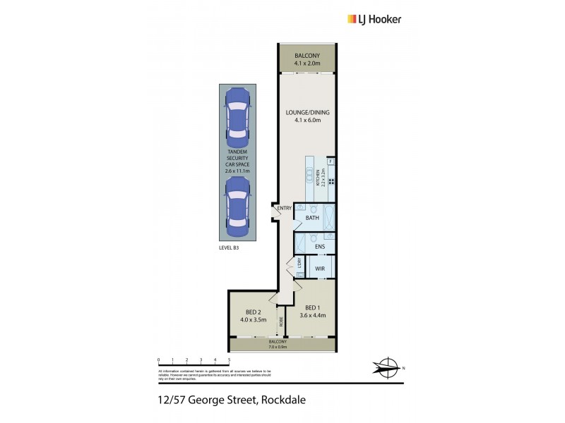12/57 George Street, Rockdale NSW 2216 Floorplan