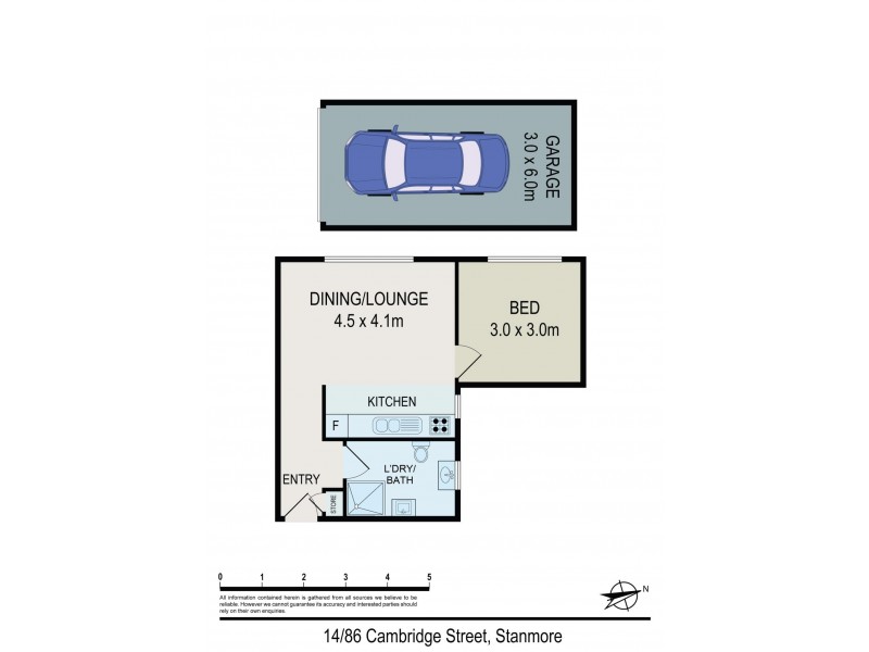 14/86 Cambridge Street, Stanmore NSW 2048 Floorplan