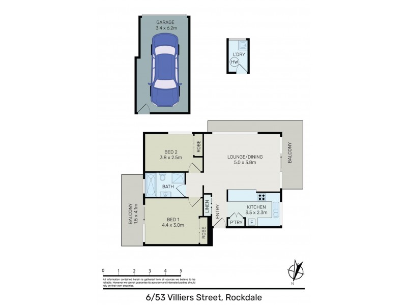 6/53 Villiers Street, Rockdale NSW 2216 Floorplan