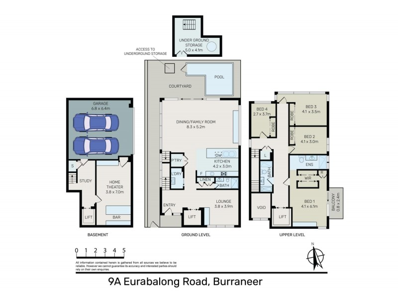 9A Eurabalong Road, Burraneer NSW 2230 Floorplan