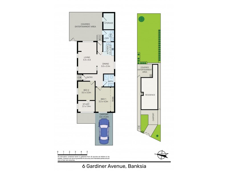 6 Gardiner Avenue, Banksia NSW 2216 Floorplan