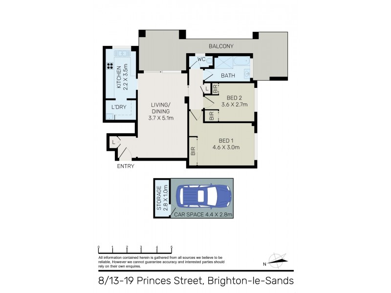 8/13-19 Princess Street, Brighton Le Sands NSW 2216