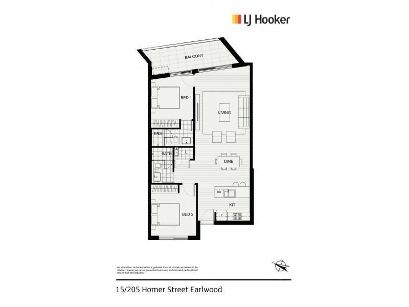15/205 Homer Street, Earlwood NSW 2206 Floorplan