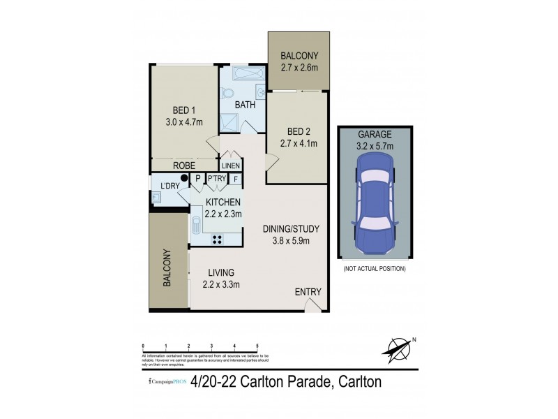 4/20-22 Carlton Parade, Carlton NSW 2218 Floorplan