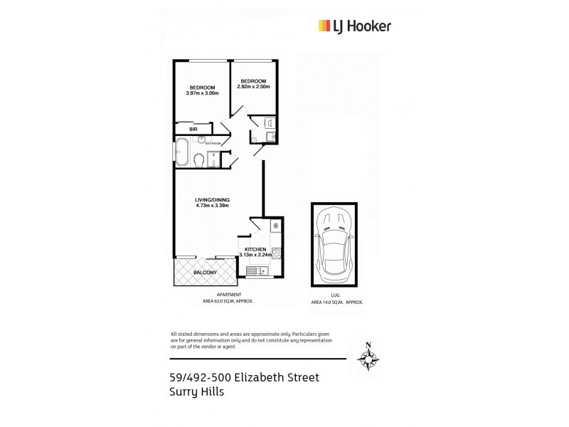 59/492-500 Elizabeth Street, Surry Hills NSW 2010 Floorplan
