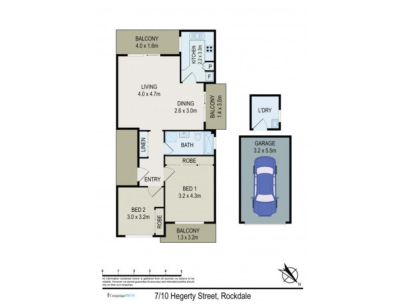 7/10-16 Hegerty Street, Rockdale NSW 2216 Floorplan