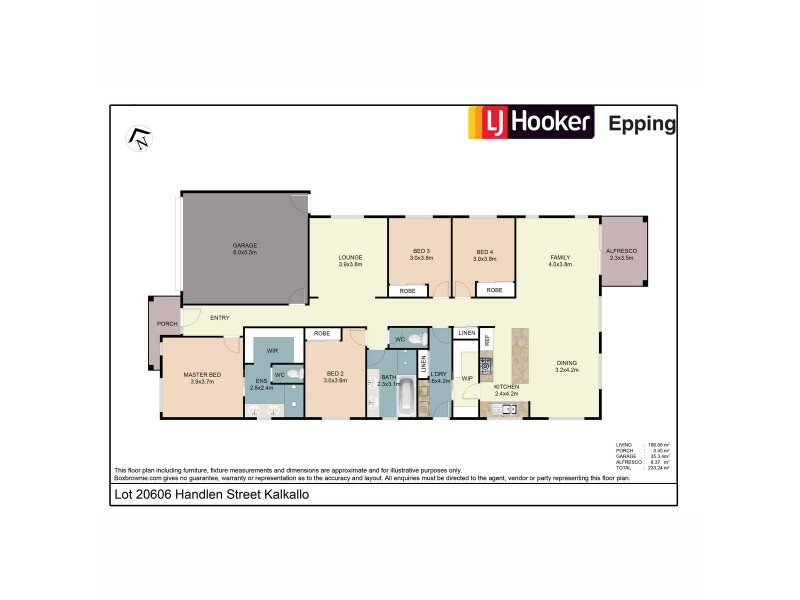 3 Handlen Street, Kalkallo VIC 3064 Floorplan