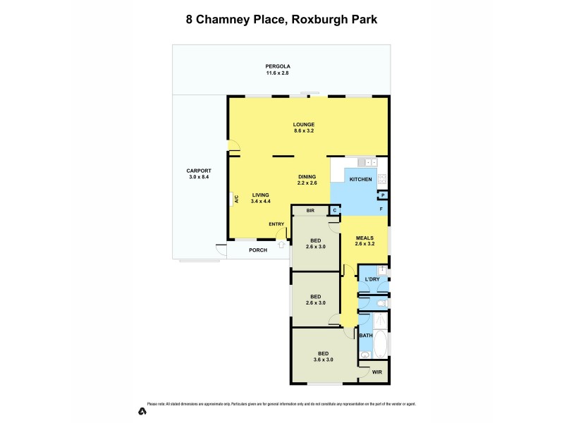8 Chamney Place, Roxburgh Park VIC 3064 Floorplan