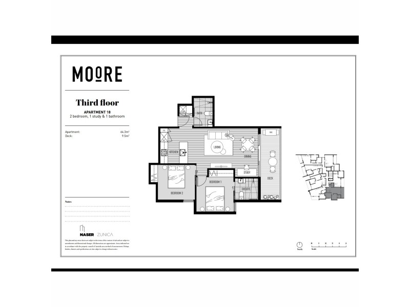 18/21-23 Moore Street, Moonee Ponds VIC 3039 Floorplan