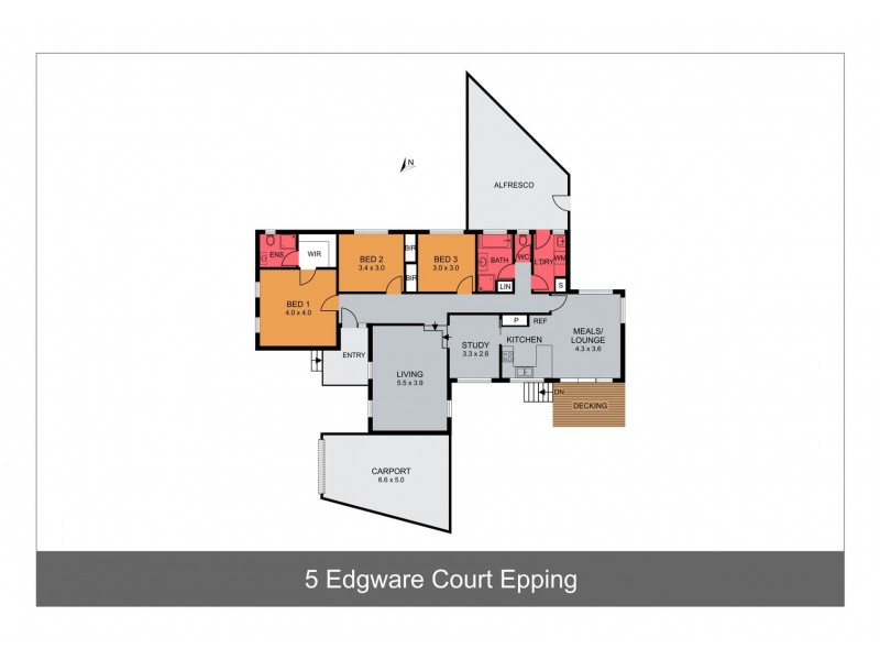 5 Edgware Court, Epping VIC 3076 Floorplan