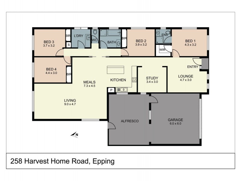 258 Harvest Home Road, Wollert VIC 3750 Floorplan