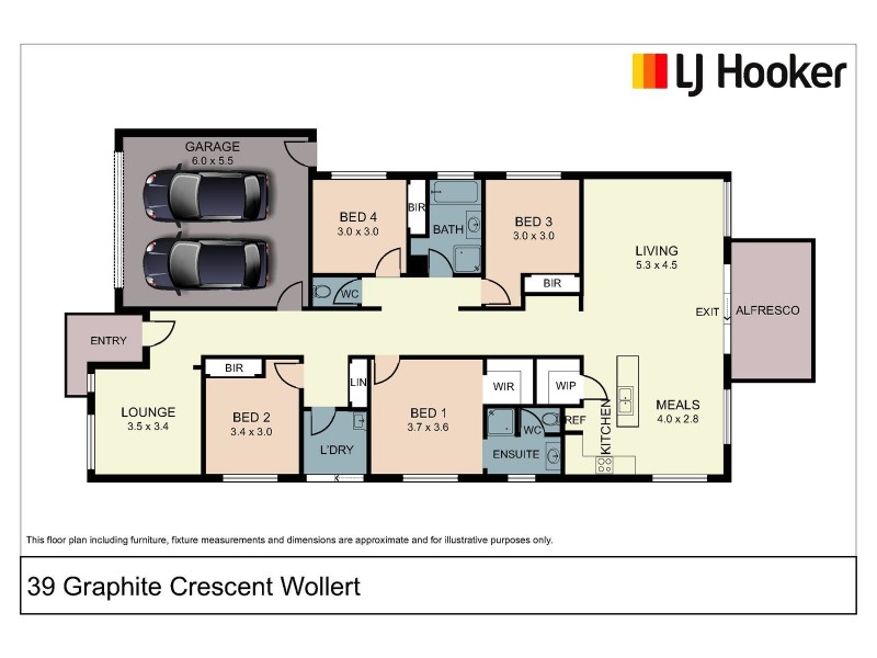 39 Graphite Crescent, Wollert VIC 3750 Floorplan