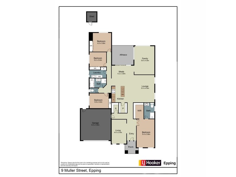 9 Muller Street, Epping VIC 3076 Floorplan
