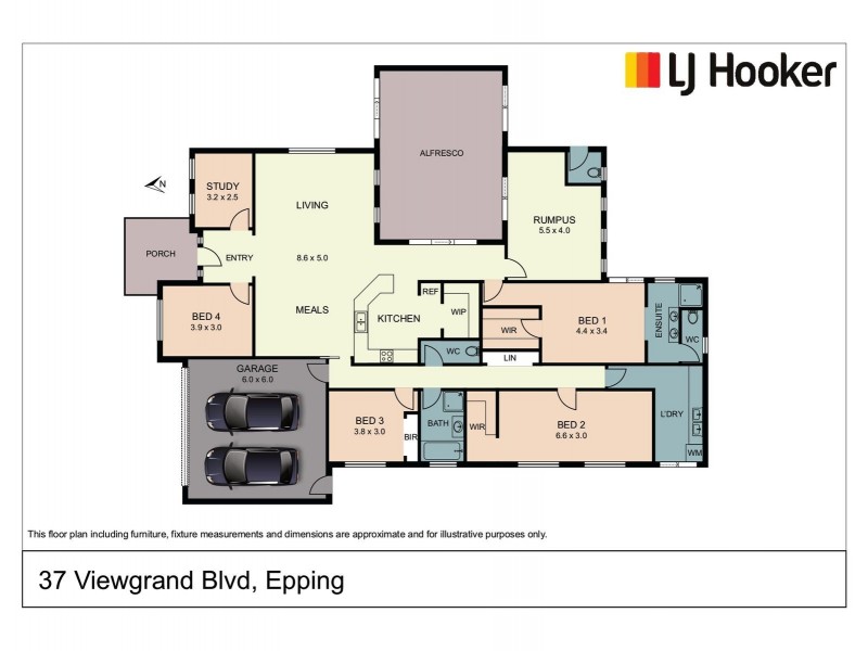 37 Viewgrand Boulevard, Epping VIC 3076 Floorplan