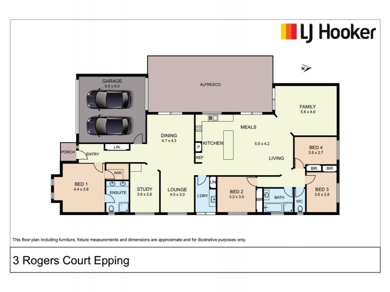 3 Rogers Court, Epping VIC 3076 Floorplan