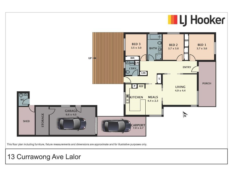 13 Currawong Avenue, Lalor VIC 3075 Floorplan