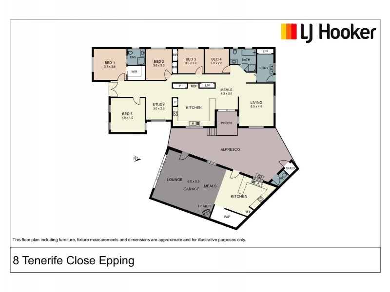 8 Teneriffe Close, Epping VIC 3076 Floorplan