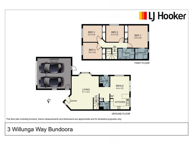 3 Willunga Way, Bundoora VIC 3083 Floorplan