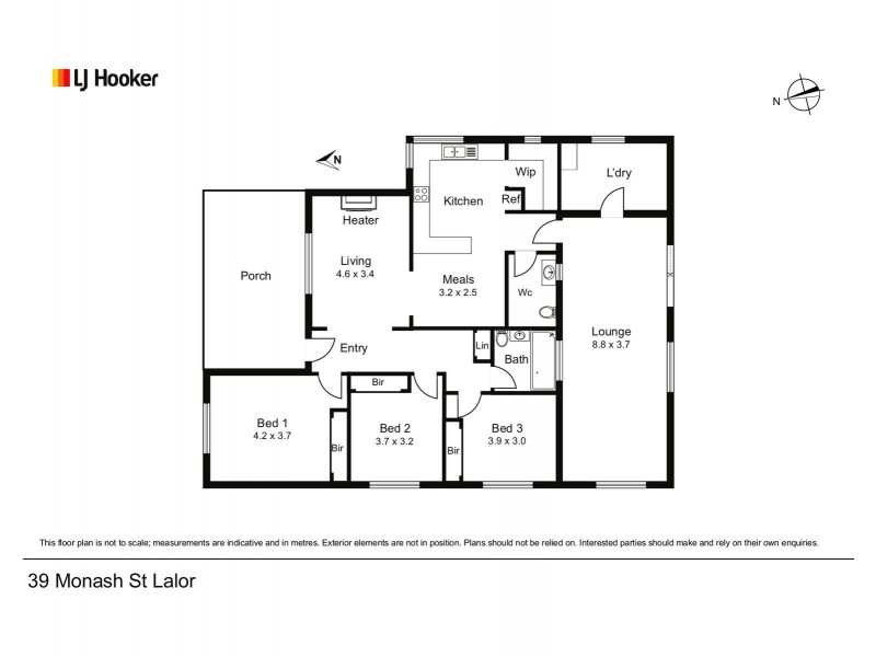 39 Monash Street, Lalor VIC 3075 Floorplan