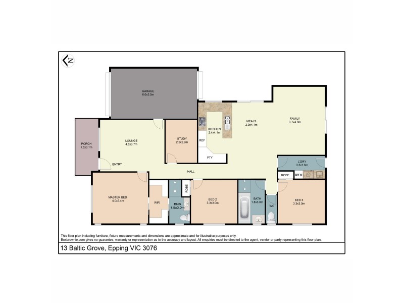 13 Baltic Grove, Epping VIC 3076 Floorplan