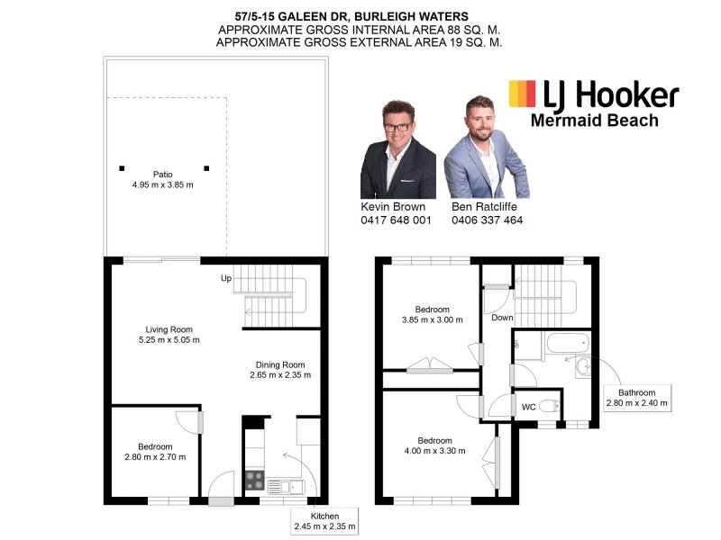 57/5-15 Galeen Drive, Burleigh Waters QLD 4220 Floorplan