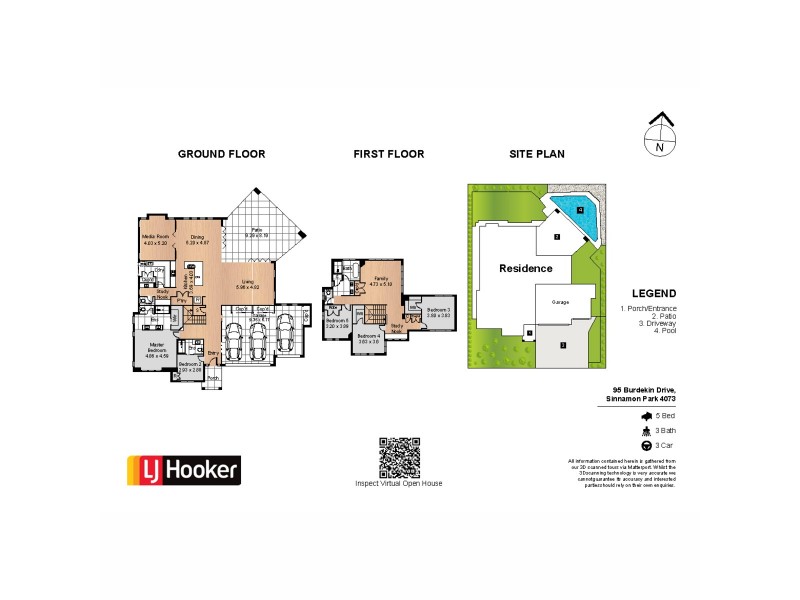 95 Burdekin Drive, Sinnamon Park QLD 4073 Floorplan