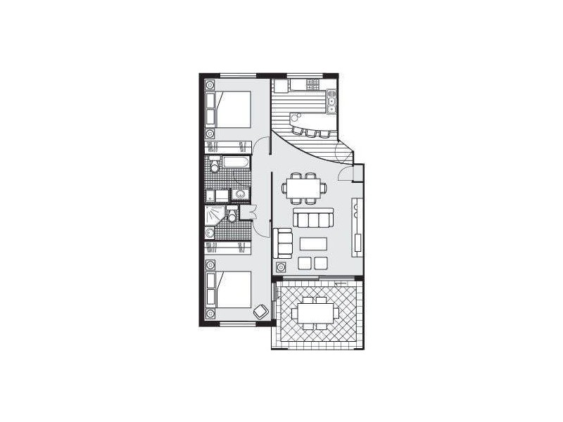 23/300 Sir Fred Schonell Drive, St Lucia QLD 4067 Floorplan