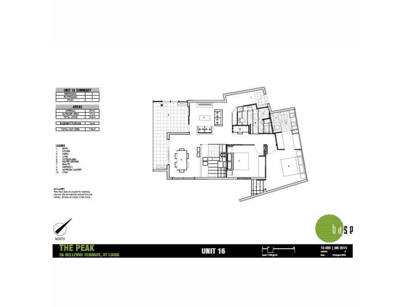 16/56 Bellevue Terrace, St Lucia QLD 4067 Floorplan