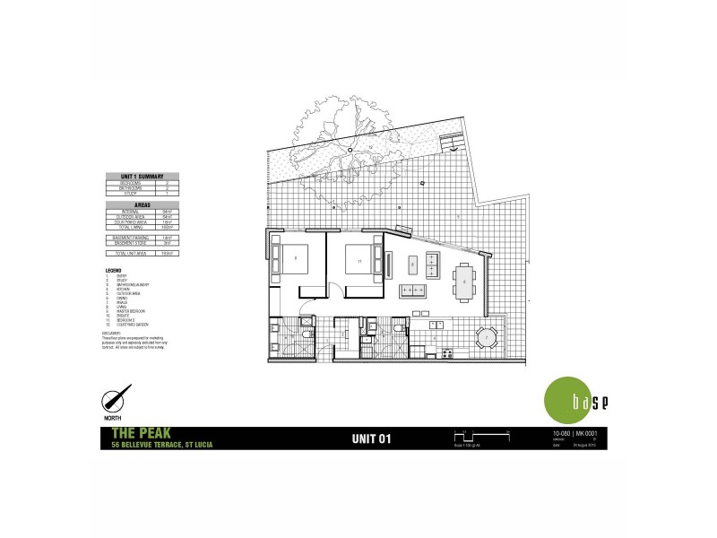 1/56 Bellevue Terrace, St Lucia QLD 4067 Floorplan