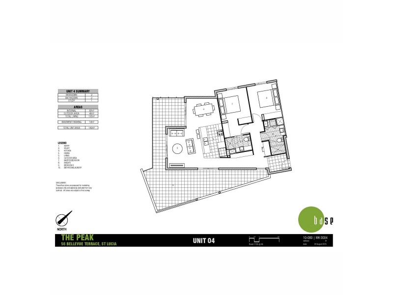 4/56 Bellevue Terrace, St Lucia QLD 4067 Floorplan