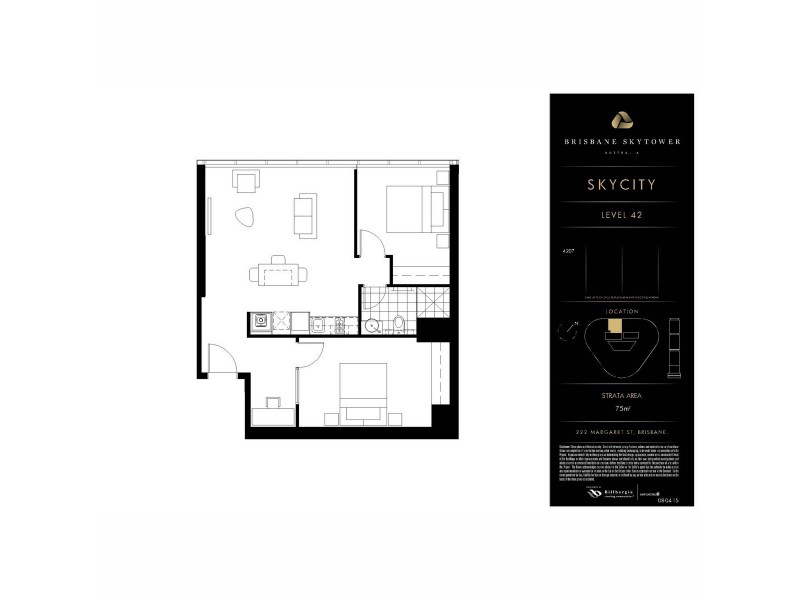 4207/222 Margaret Street, Brisbane City QLD 4000 Floorplan