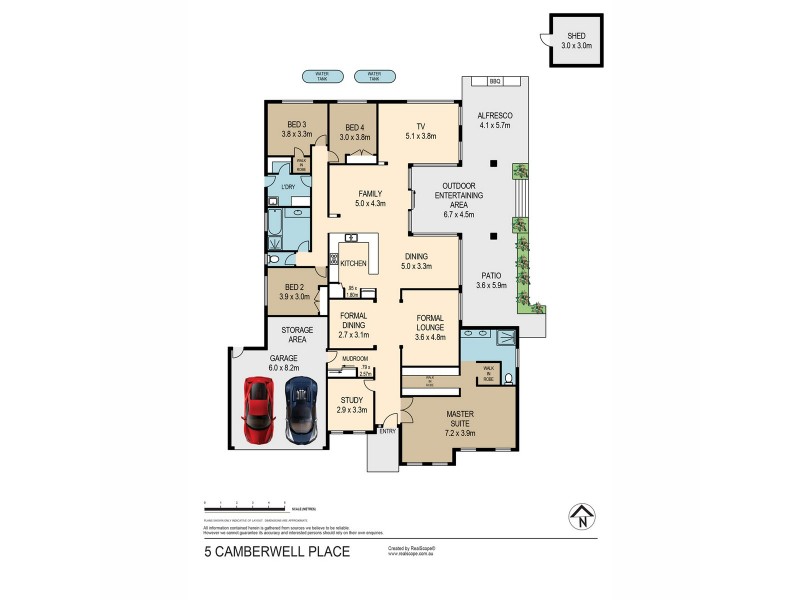 5 Camberwell Place, Forest Lake QLD 4078 Floorplan