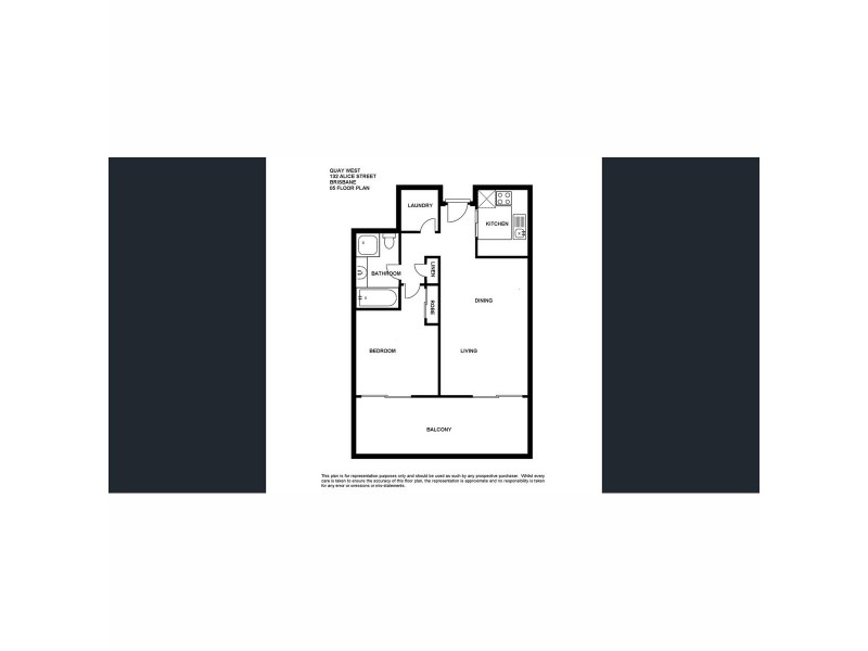 304/132 Alice Street, Brisbane City QLD 4000 Floorplan