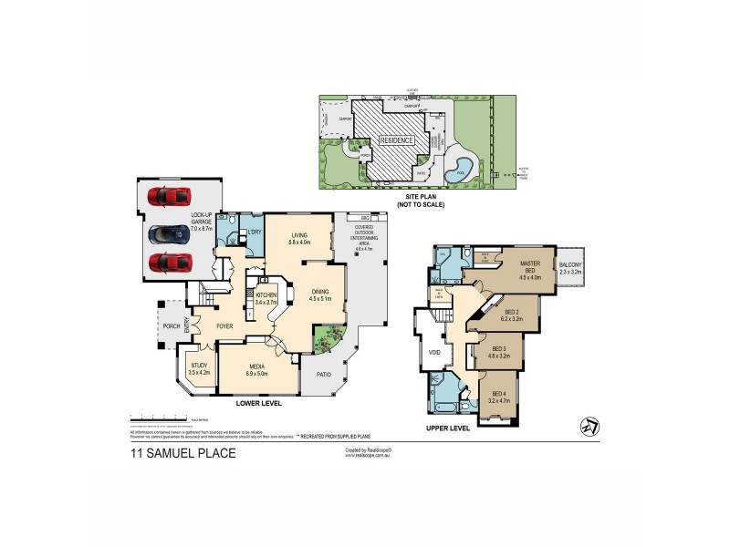 11 Samuel Place, Sinnamon Park QLD 4073 Floorplan