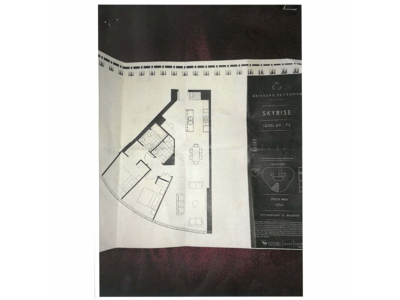 7101/222 Margaret Street, Brisbane City QLD 4000 Floorplan