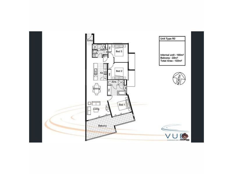 2506/92-100 Quay Street, Brisbane City QLD 4000 Floorplan