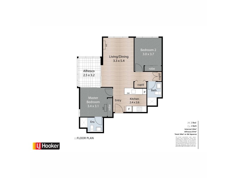 406D/191 Constance Street, Bowen Hills QLD 4006 Floorplan