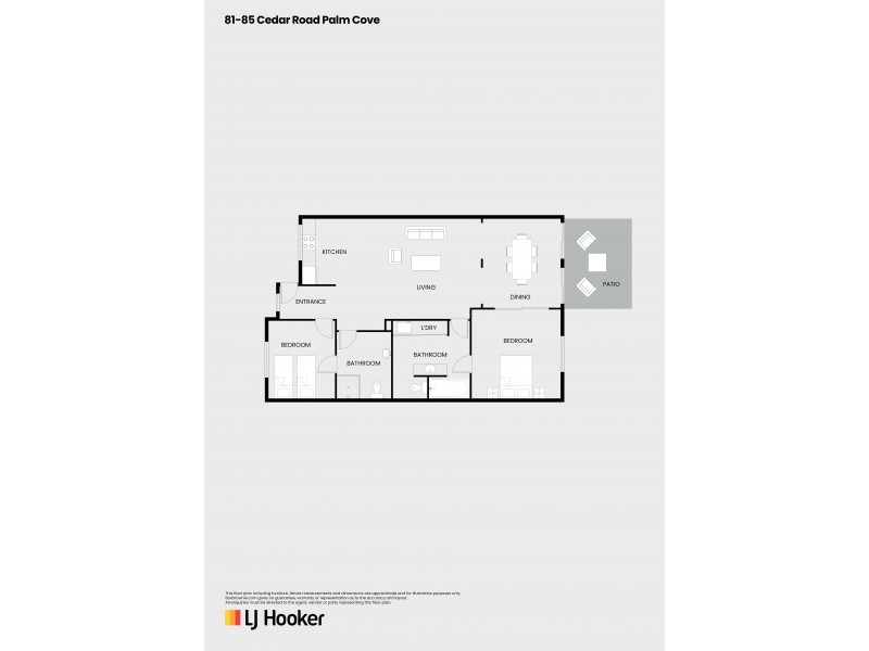 Apartment 50/81-85 Cedar Road, Palm Cove QLD 4879 Floorplan