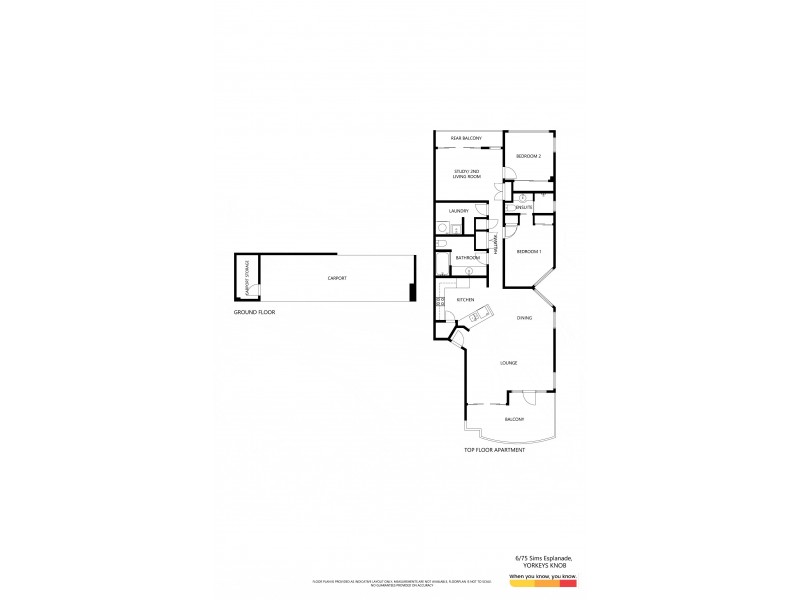 6/75 Sims Esplanade, Yorkeys Knob QLD 4878 Floorplan