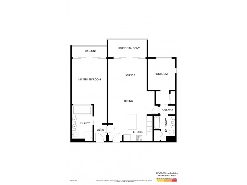 216/57-65 Paradise Palms Drive, Kewarra Beach QLD 4879 Floorplan