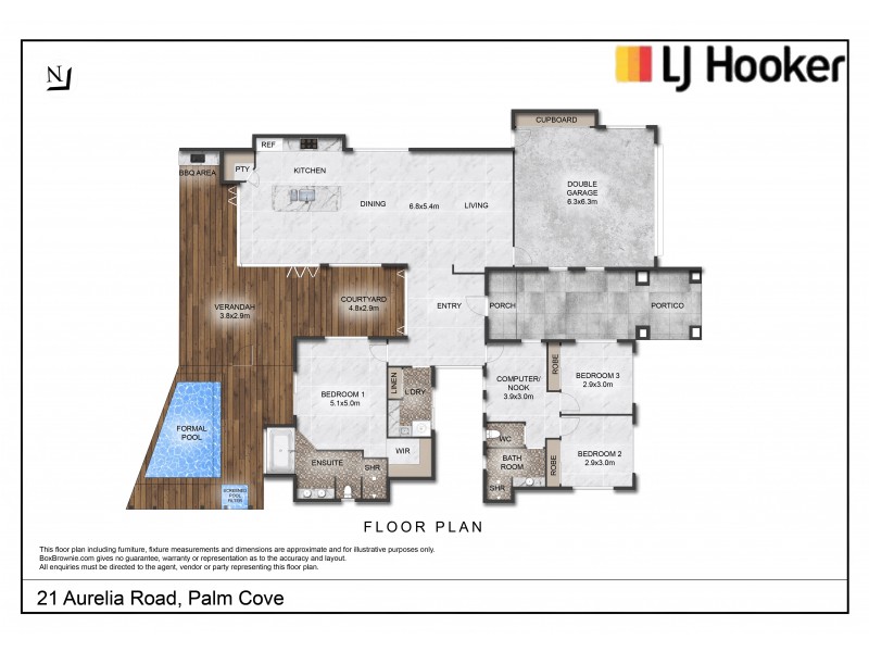 21 Aurelia Road, Palm Cove QLD 4879 Floorplan