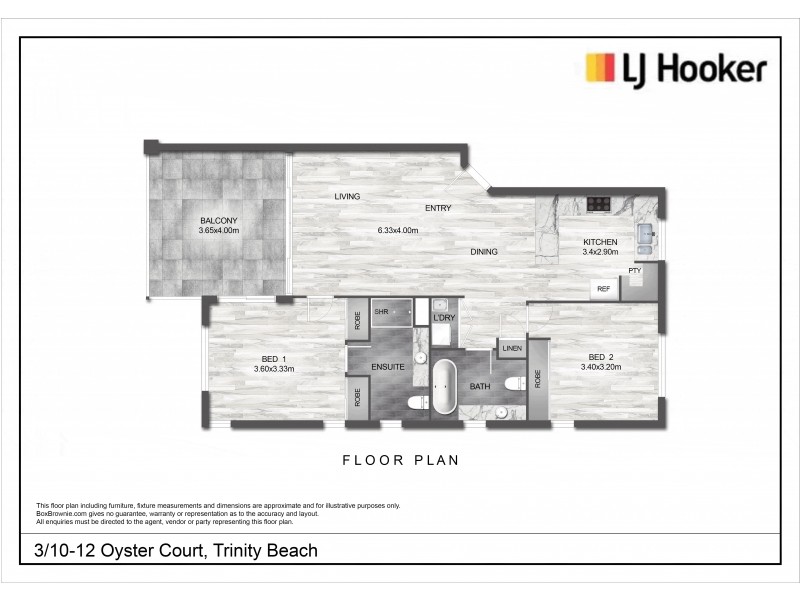 3/10-12 Oyster Court, Trinity Beach QLD 4879 Floorplan