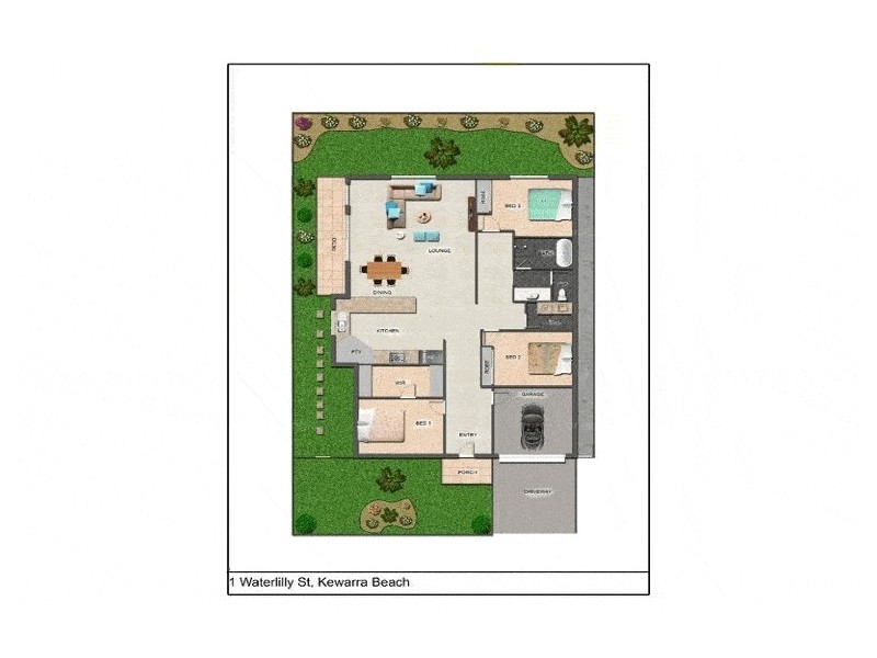 1 Waterlilly Street, Kewarra Beach QLD 4879 Floorplan