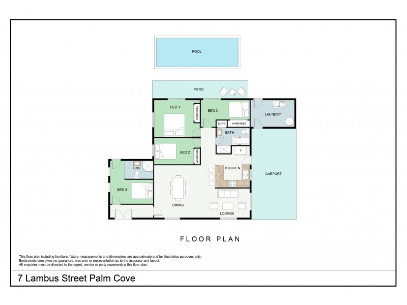 7 Lambus Street, Palm Cove QLD 4879 Floorplan