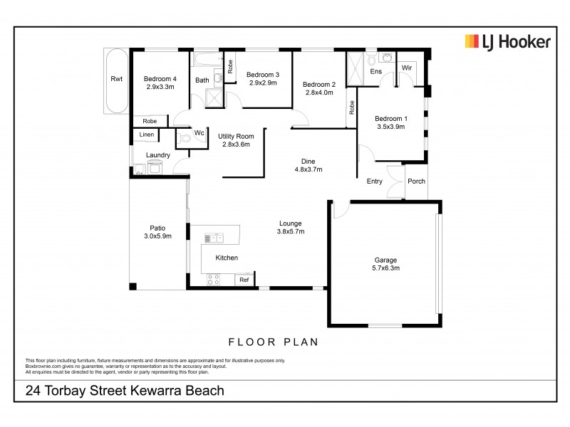 24 Torbay Street, Kewarra Beach QLD 4879 Floorplan