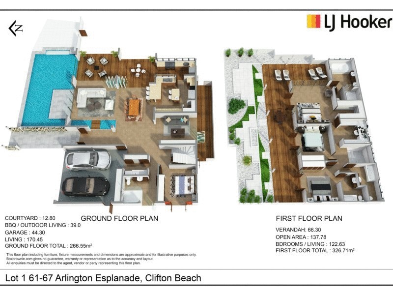 1/61-67 Arlington Esplanade, Clifton Beach QLD 4879 Floorplan