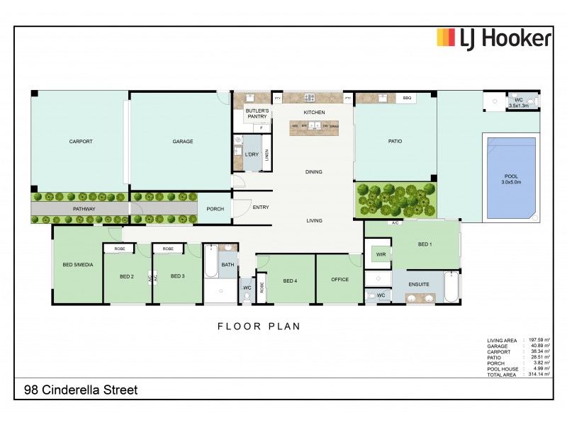98 Cinderella Street, Machans Beach QLD 4878 Floorplan