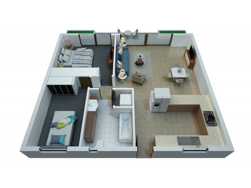 Apartment 102/305-341 Coral Coast Drive, Palm Cove QLD 4879 Floorplan