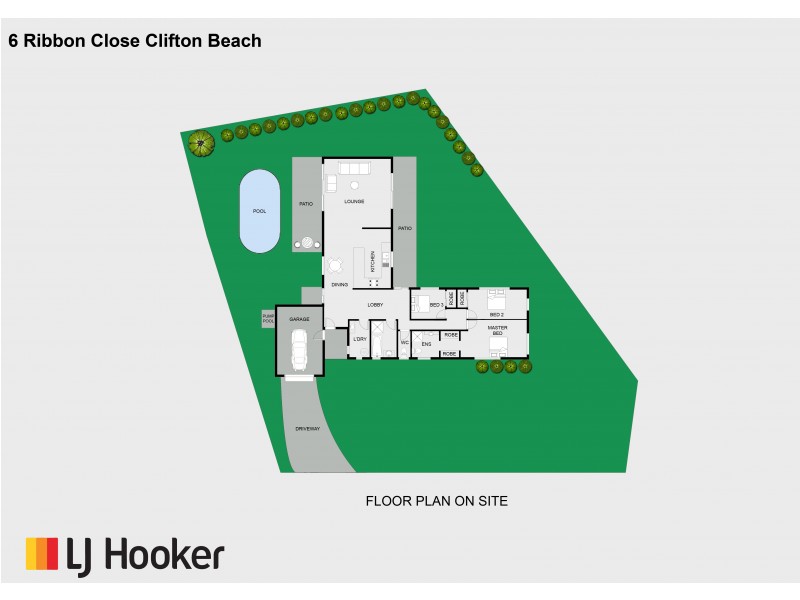 6 Ribbon Close, Clifton Beach QLD 4879 Floorplan